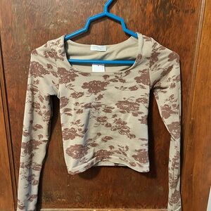 Altar’s State Floral Long Sleeve Top XS/S